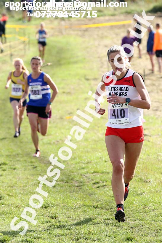 Senior womens 2019 Start Fitness Harrier League, Wrekenton, Gateshead. Photo: David T. Hewitson/Sports for All Pics